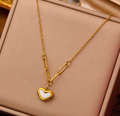 Gold Plated Anti Tarnish Heart Themed Pendant