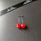 Aesthetic Red Cherry Earrings