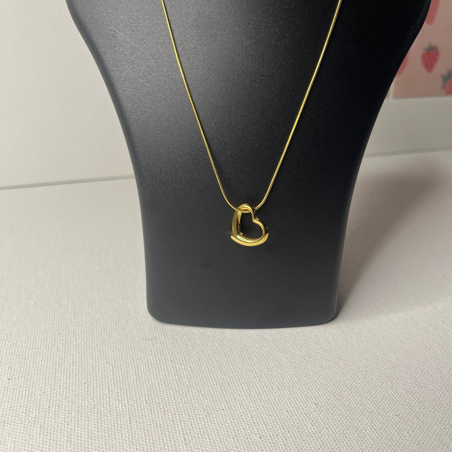 Gold Plated Anti Tarnish Heart Themed Pendant