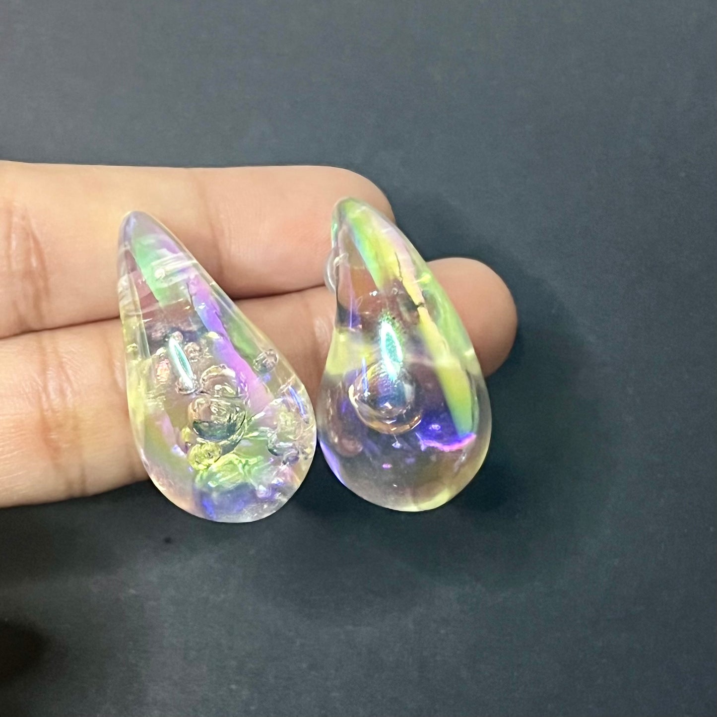 Holographic Drop Earring
