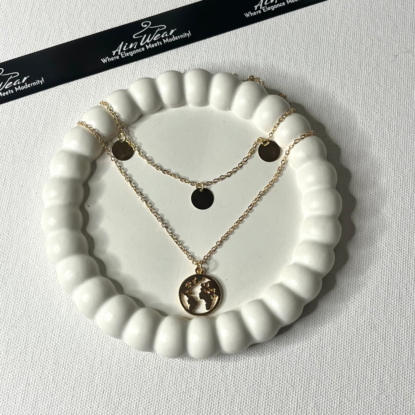 Double Layered Earth Necklace