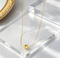 Viral Anti Tarnish Solitaire Necklace