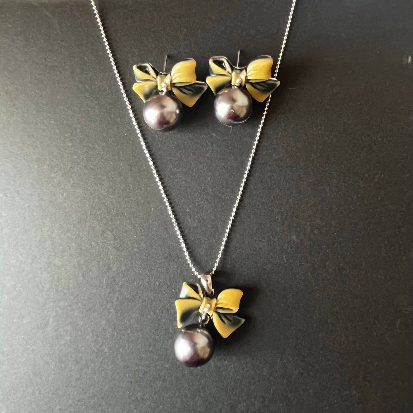 Bow Hair & Jewel Combo