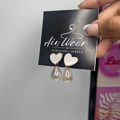 Korean Heart Earrings