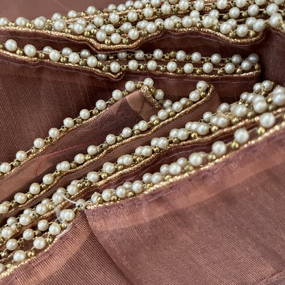 Floral Net Saree