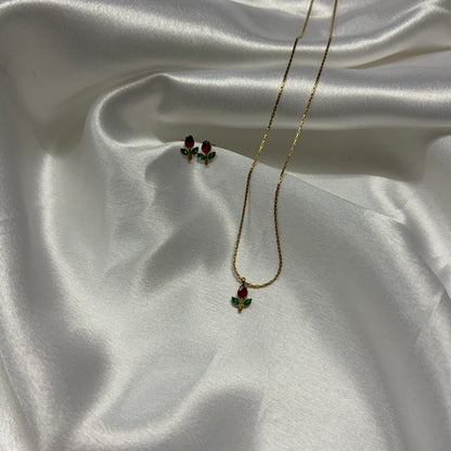 Viral Anti Tarnish Tulip Rose Set