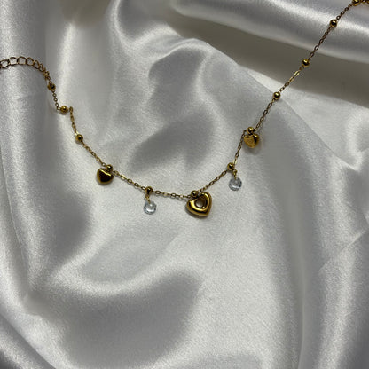 Heart Anti Tarnish Anklet