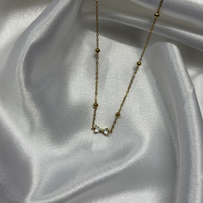 Viral Dainty Bow Anti Tarnish Pendant