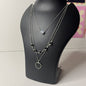 Black Heart Layer Necklace
