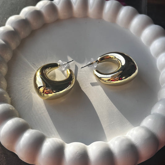 Golden Stud Earring
