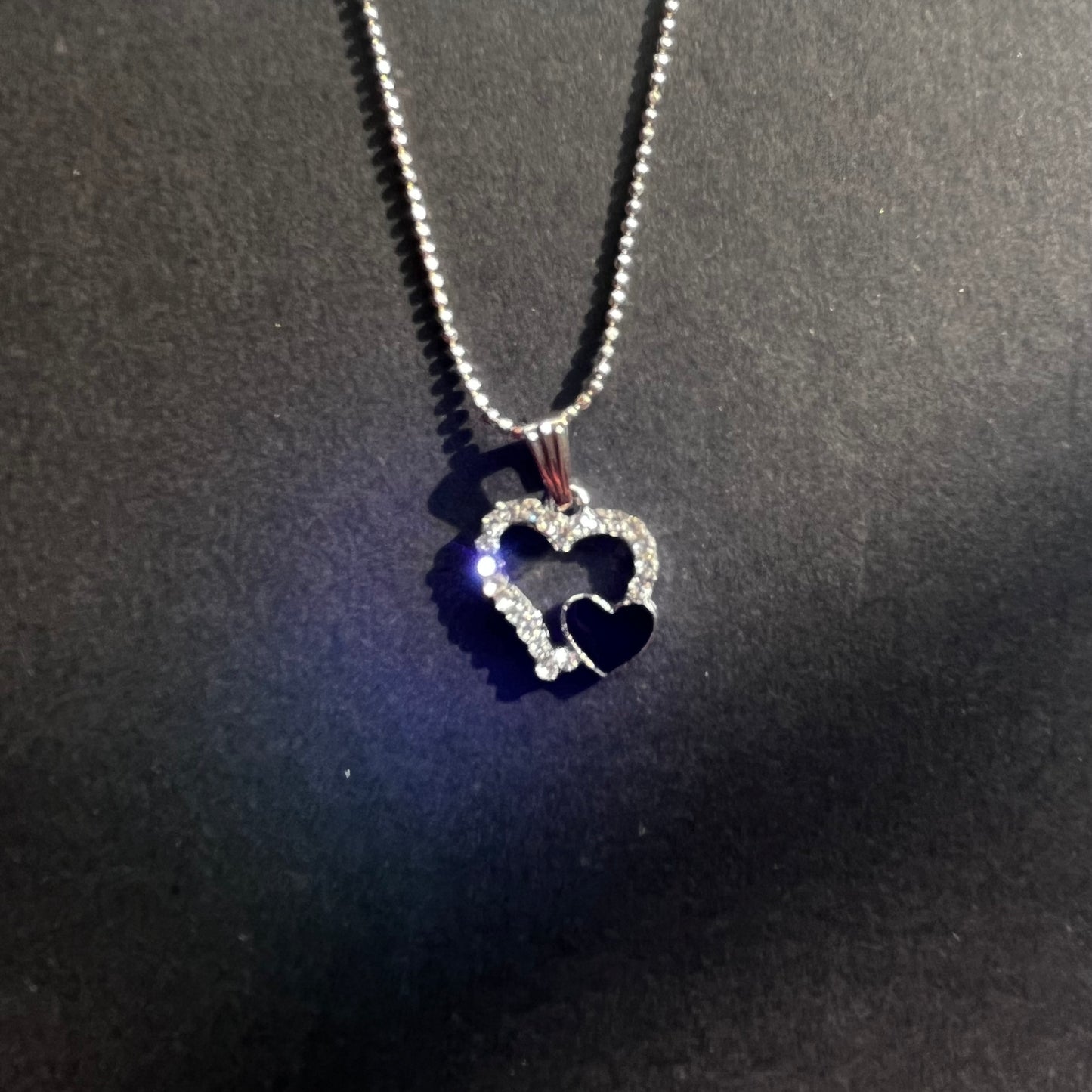 Heart & Heart Necklace