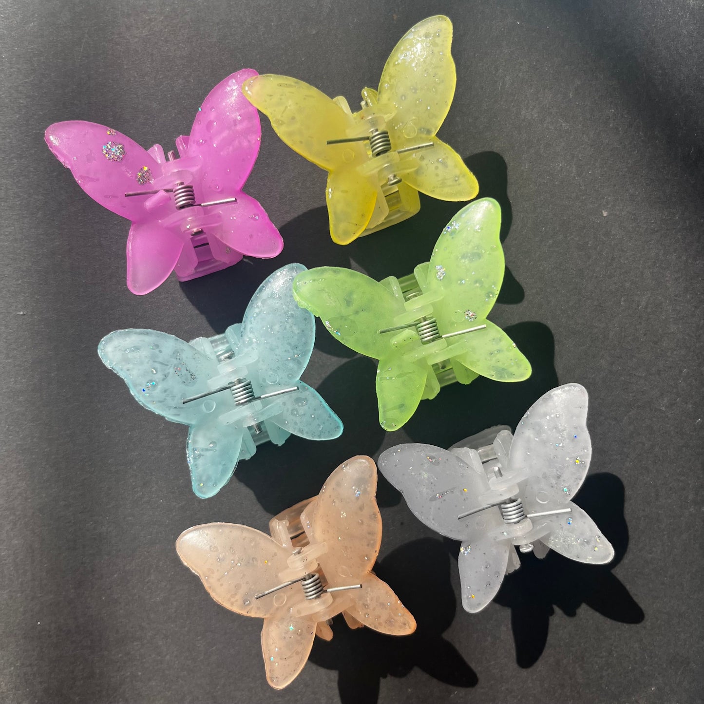 Butterfly Hair Clips (Set Of 6)