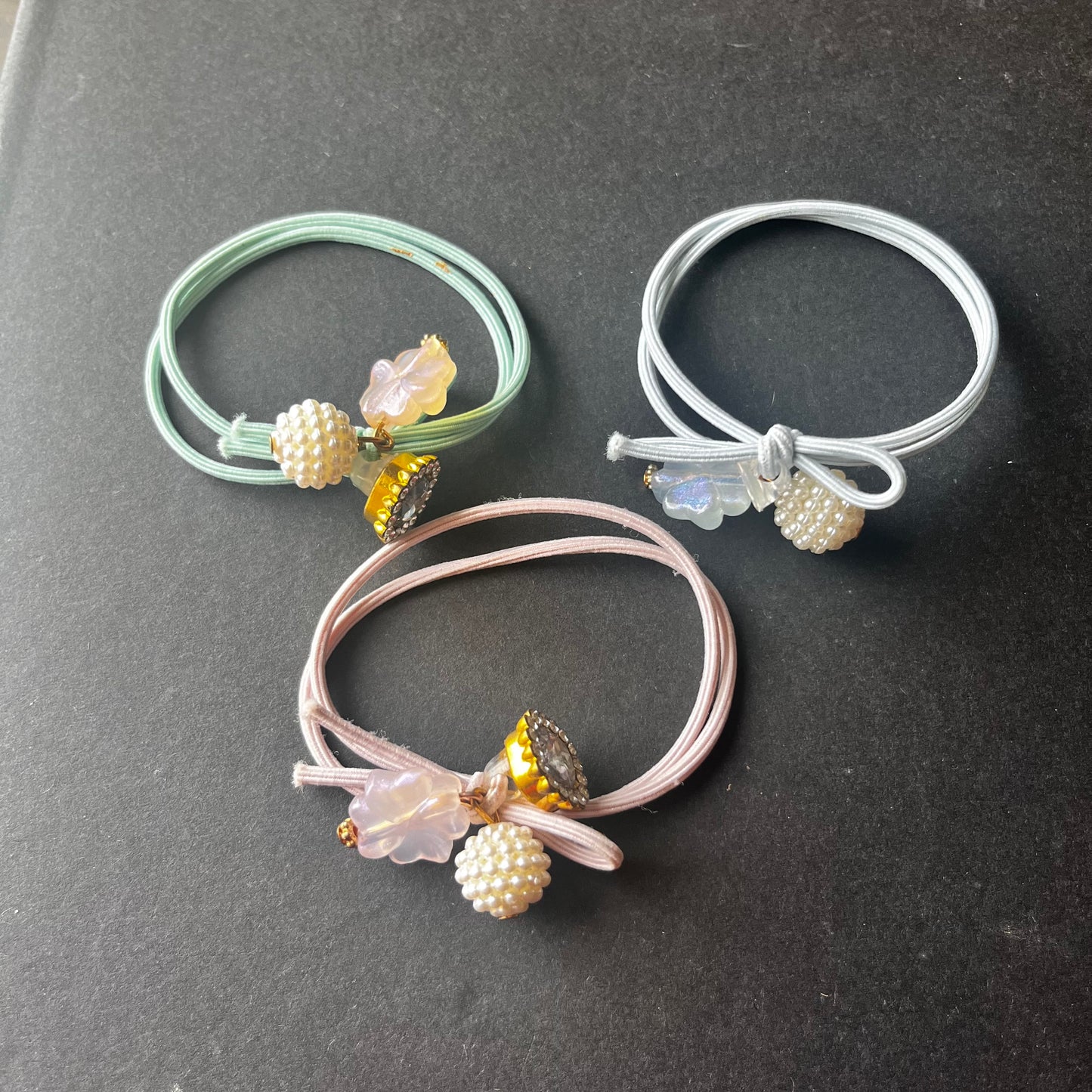 Fancy Hair Rubber Band (Set Of 3)