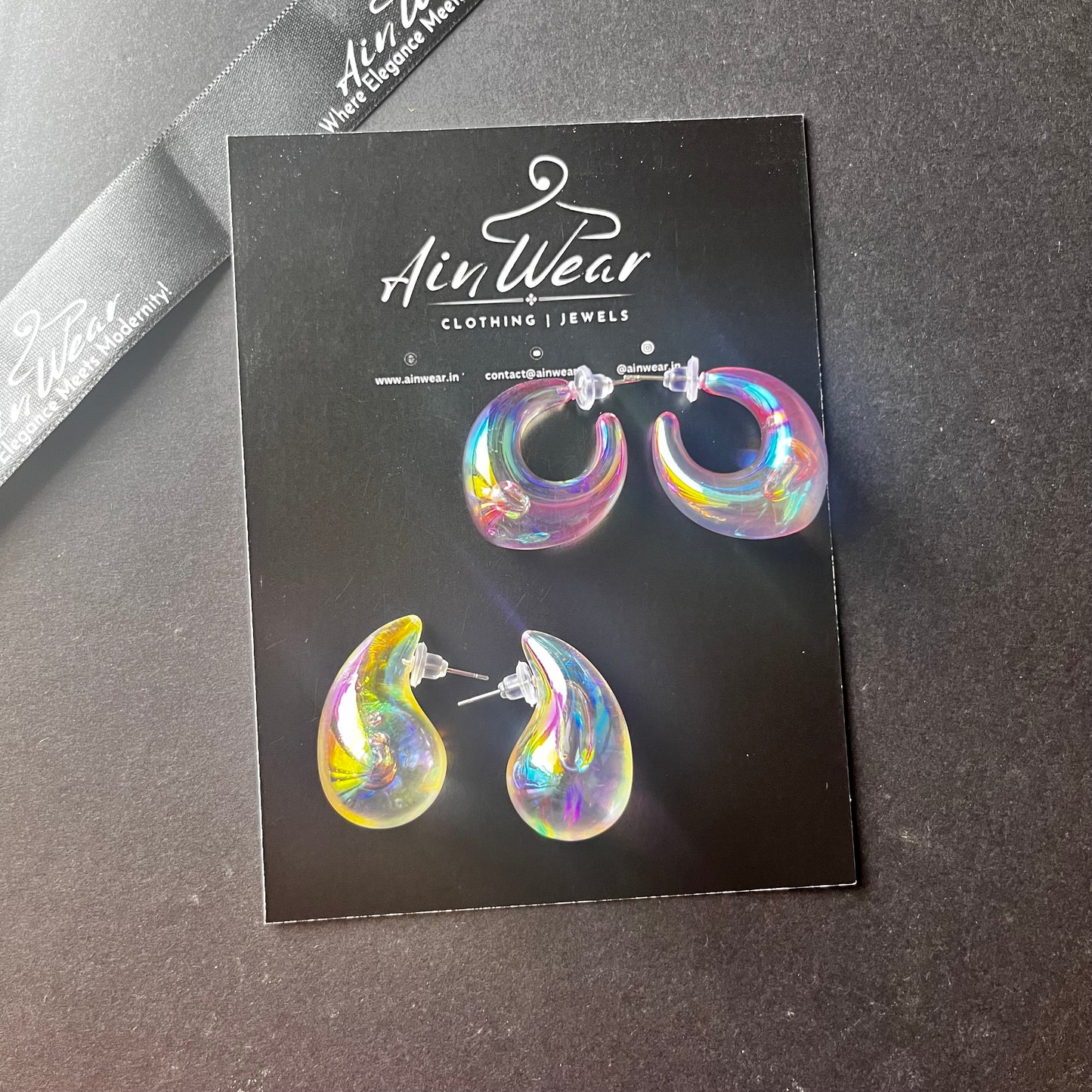 Holographic Earrings Combo