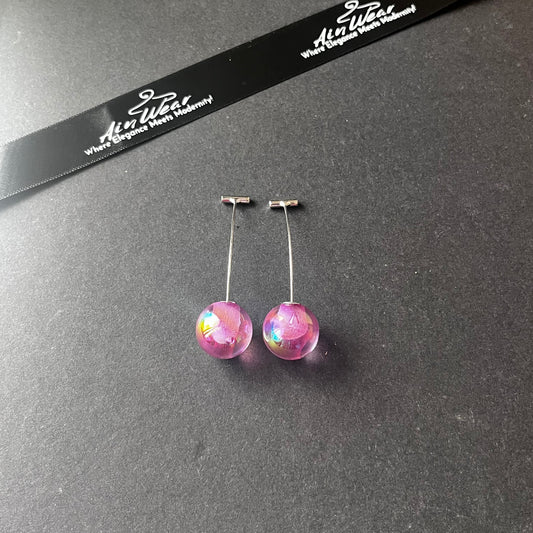 Aesthetic Pink Cherry Earrings