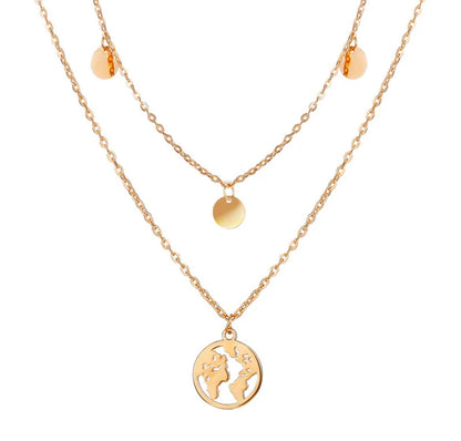 Double Layered Earth Necklace