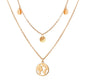 Double Layered Earth Necklace