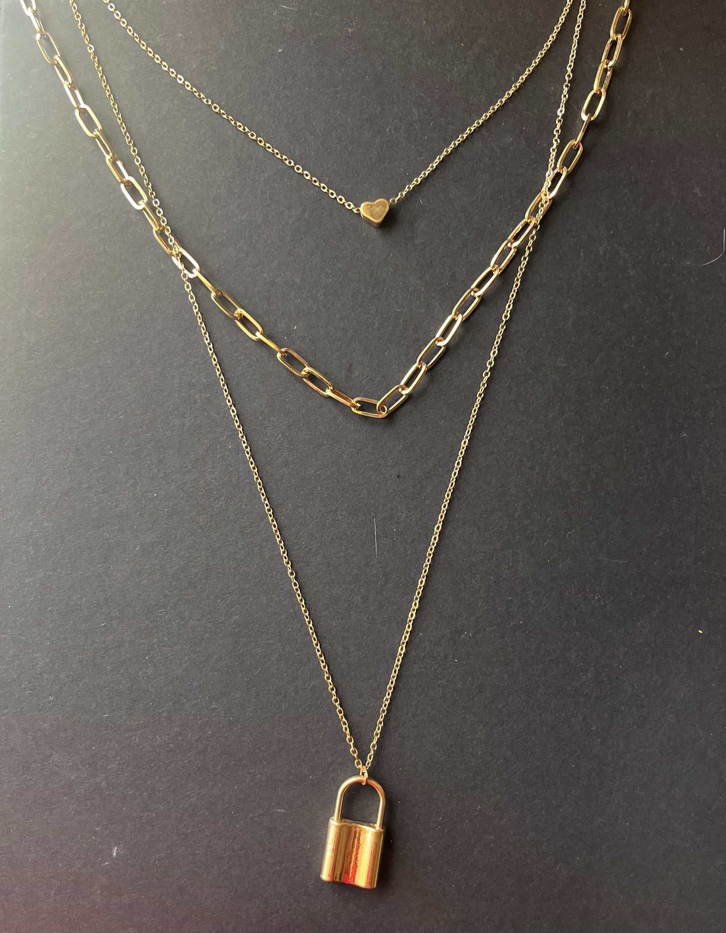 Heart & Lock Necklace