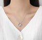 Viral Anti Tarnish American Diamond Studded Heart Pendant