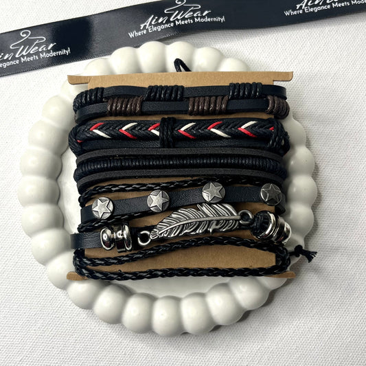 Men Strand Bracelet (Set Of 5)