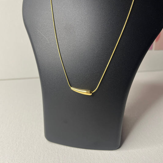 Gold Plated Anti Tarnish Minimalistic Necklace