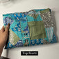 Sea Green Cotton (Unstiched Suit)