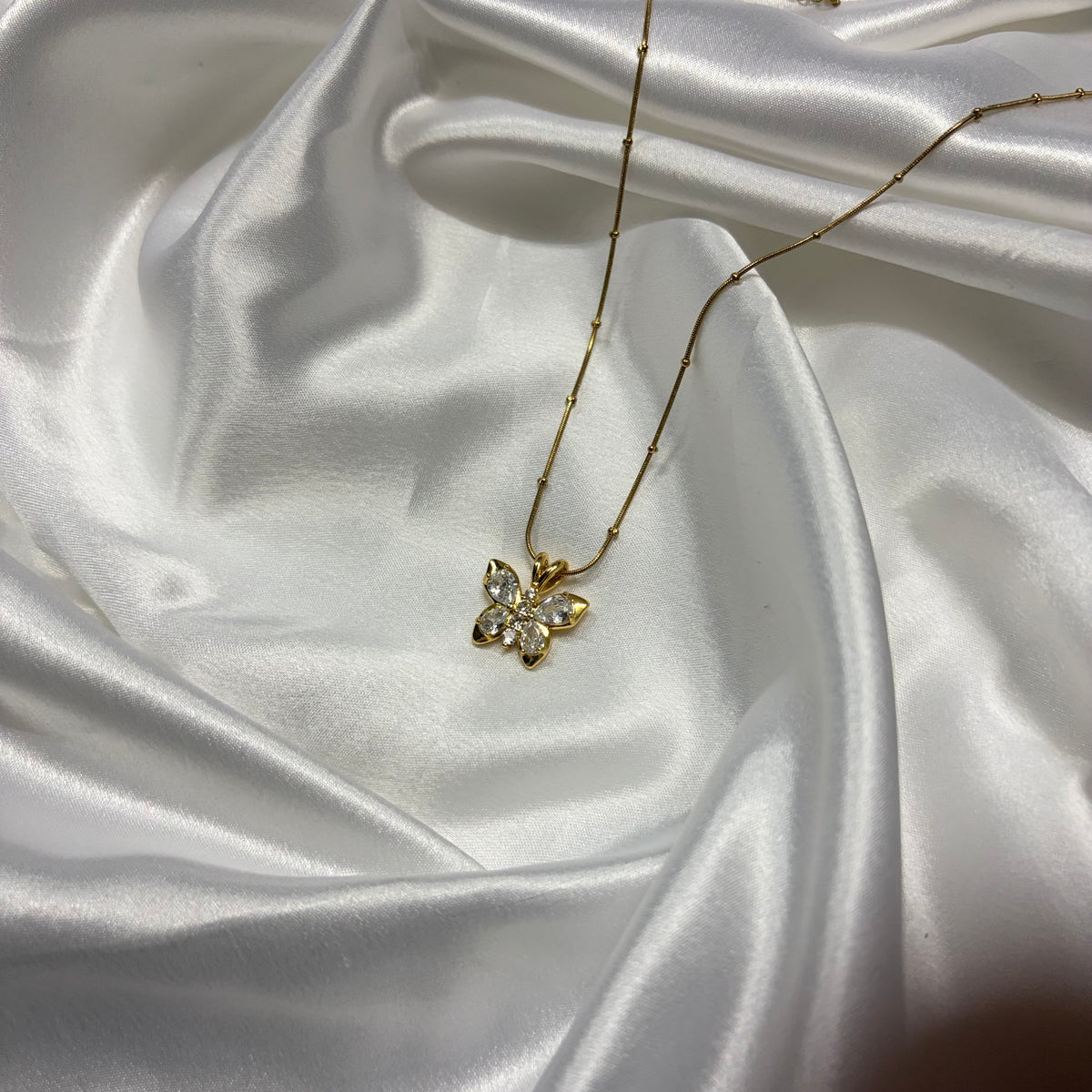Viral Anti Tarnish Butterfly Pendant