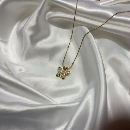 Viral Anti Tarnish Butterfly Pendant