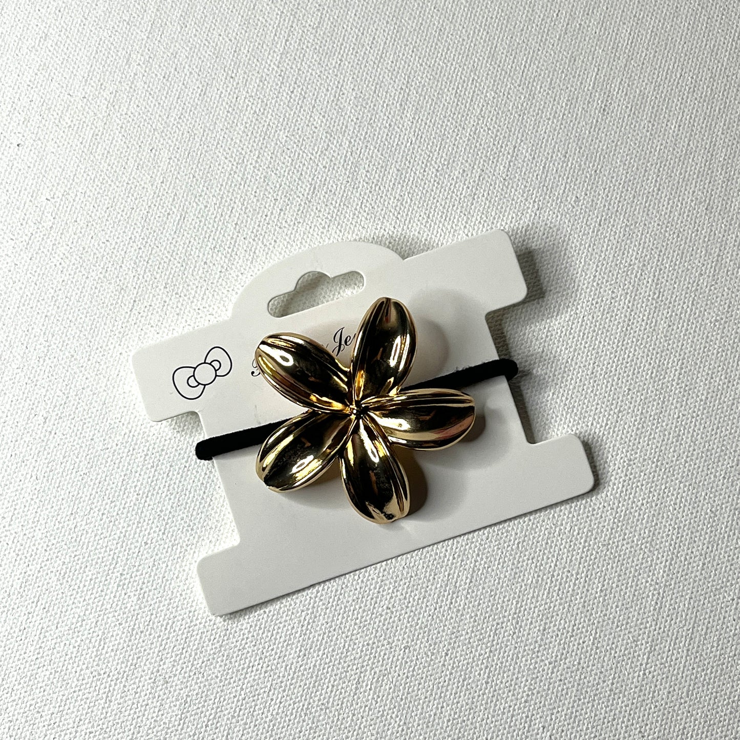Golden Flower Haircuff Hair Tie