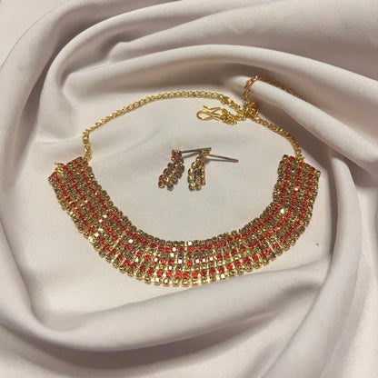 Choker & Earring Set Ain Wear - Where Elegance Meets Modernity!