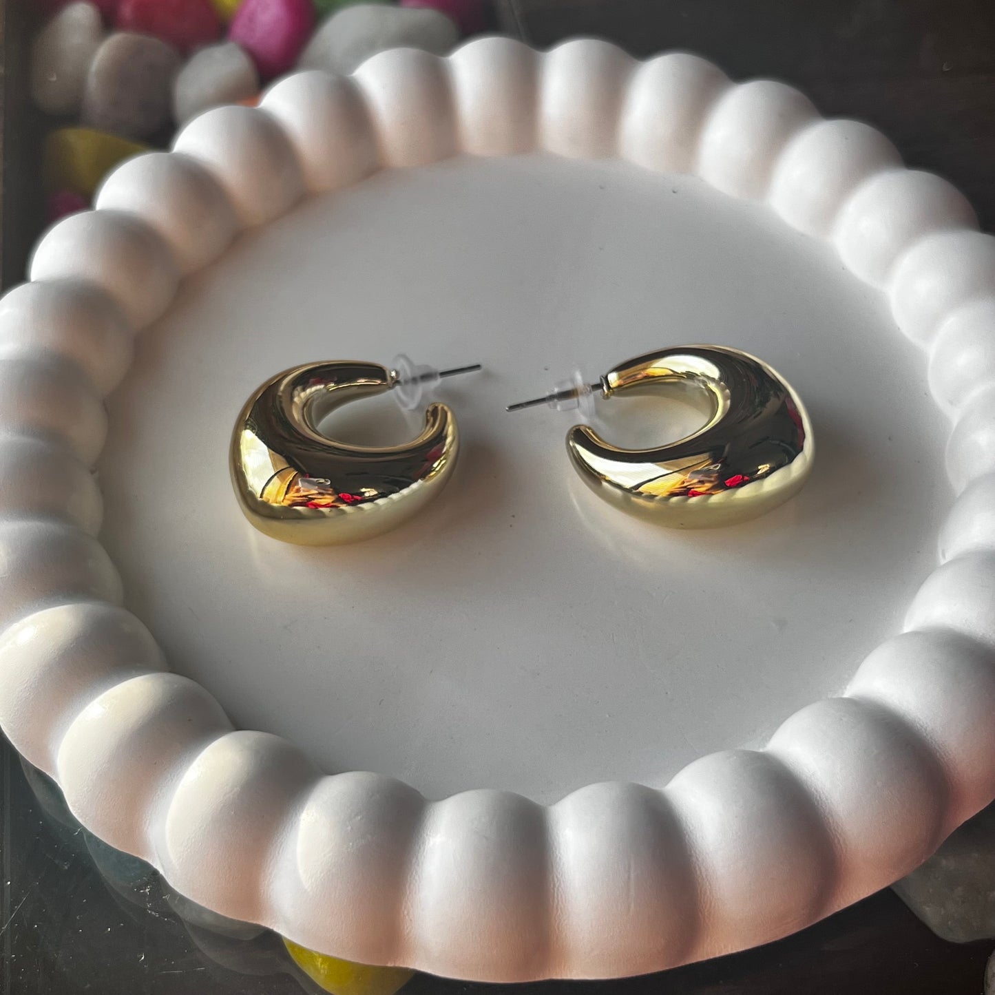Golden Stud Earring