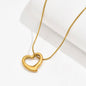 Gold Plated Anti Tarnish Heart Themed Pendant