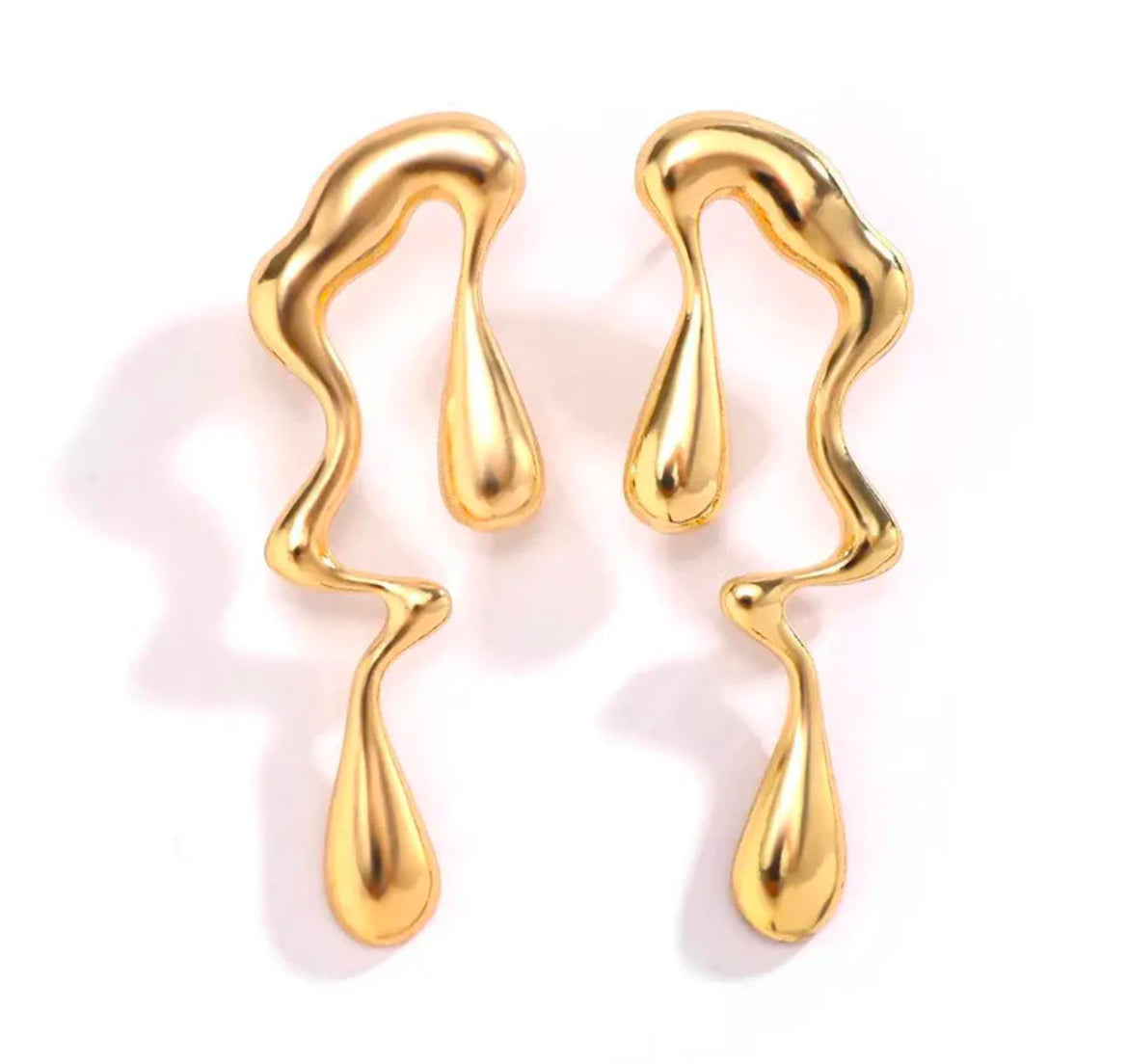Viral Abstract Glossy Earrings