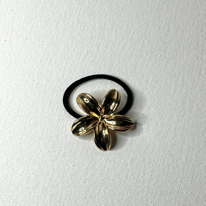 Golden Flower Haircuff Hair Tie