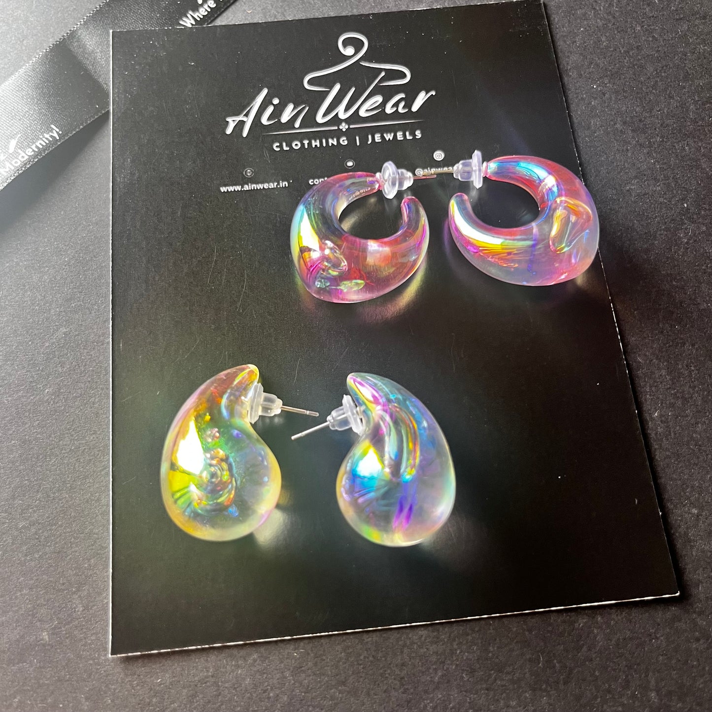 Holographic Earrings Combo