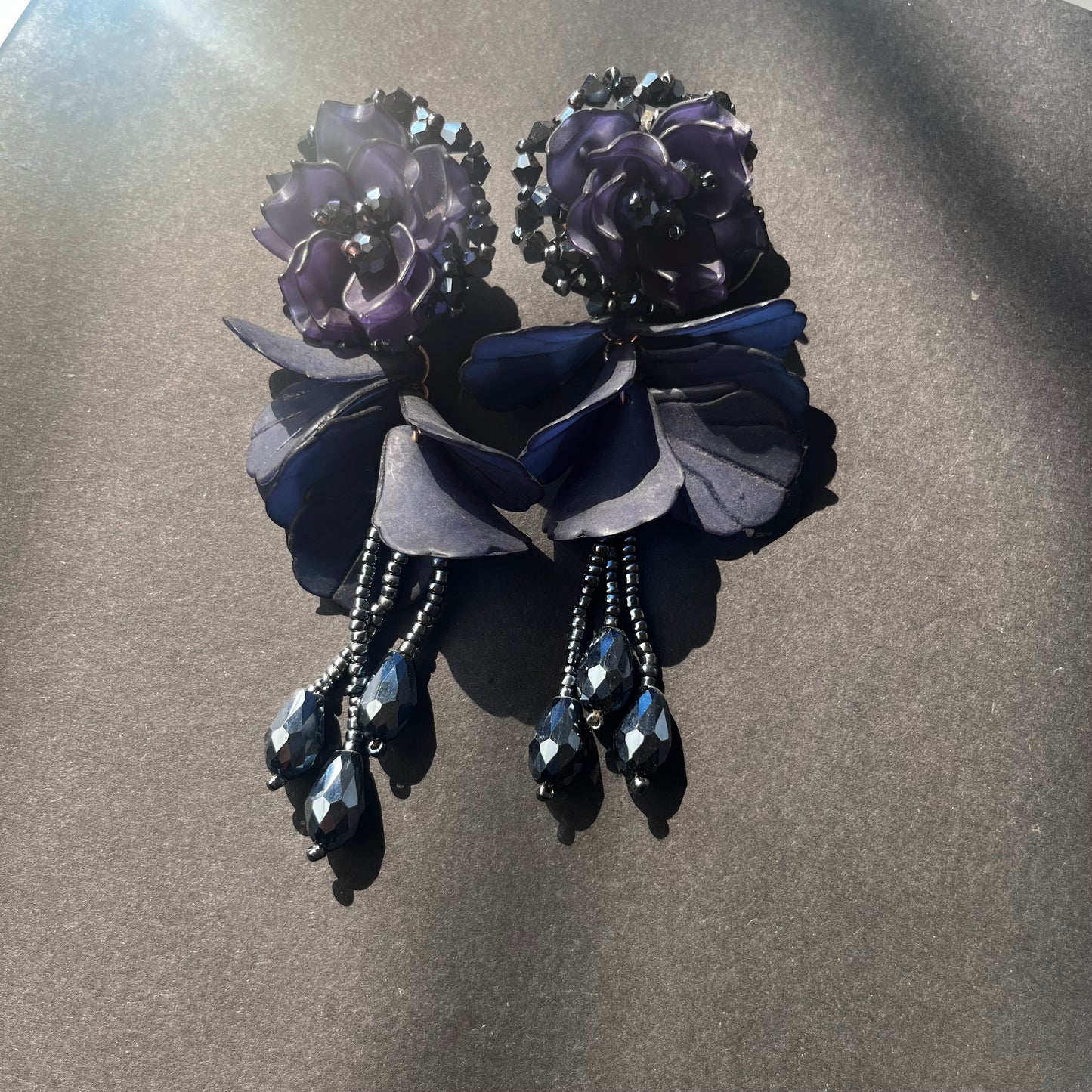 Dark Blue Aesthetic Earrings