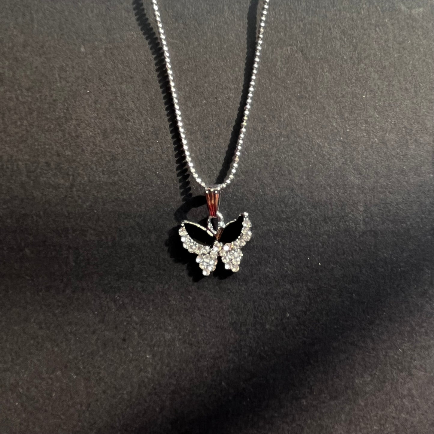 Diamond Butterfly Necklace