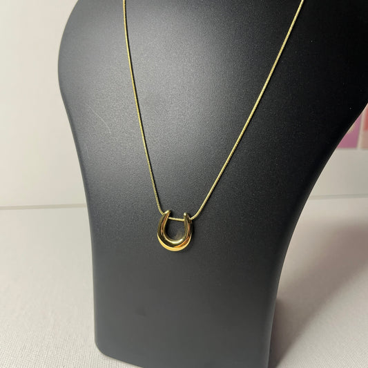 Gold Plated Stainless Steel Anti Tarnish Minimal Pendant