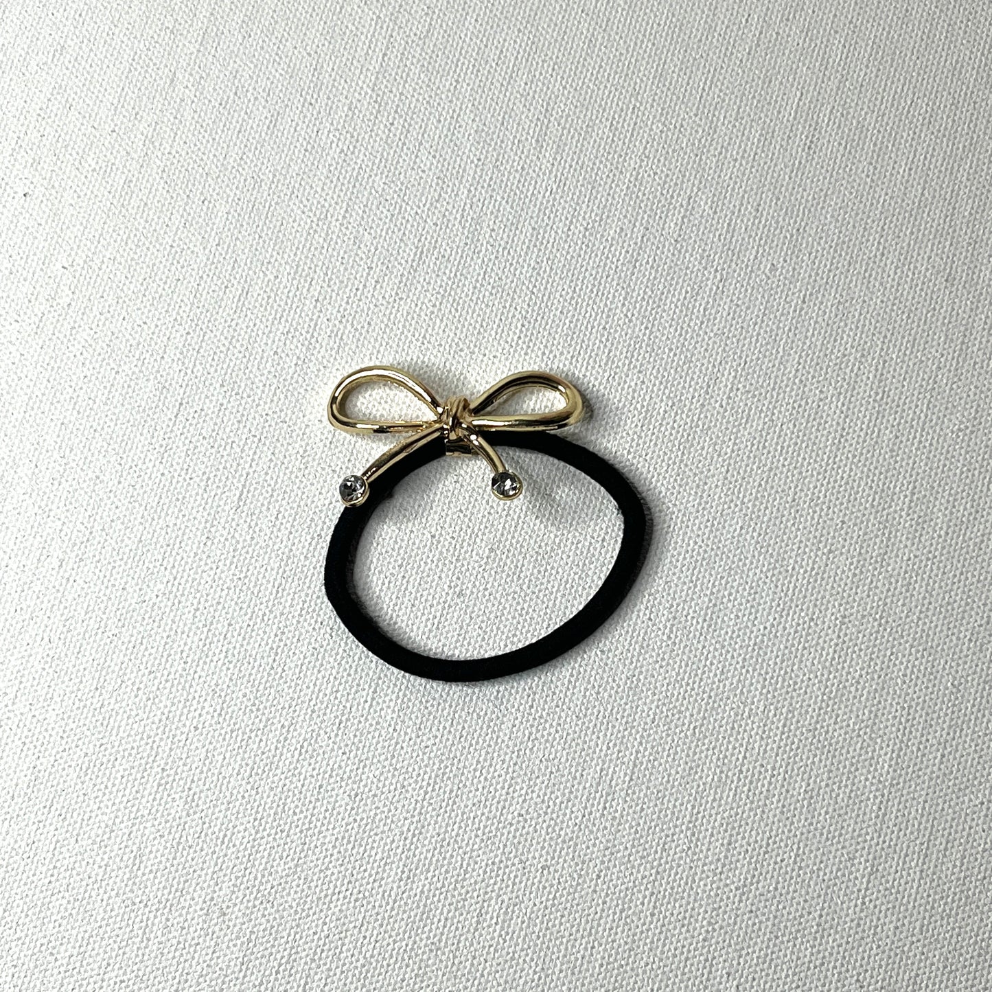 Golden Bow Haircuff Hair Tie