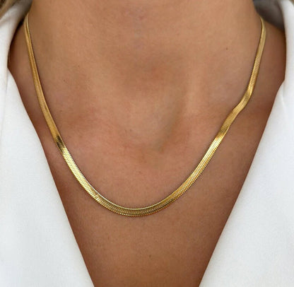 Gold Plated Snake Chain (Anti Tarnish)