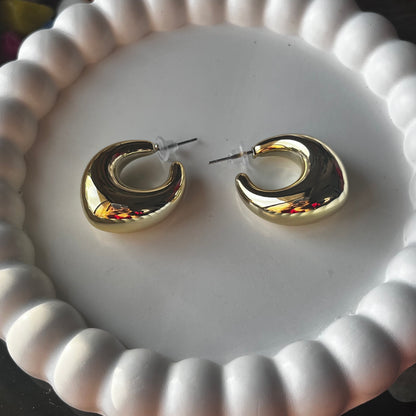 Golden Stud Earring