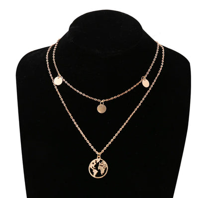 Double Layered Earth Necklace