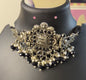 Oxidised Black & Silver Jewellery Set
