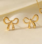 Viral Anti Tarnish Bow Earrings