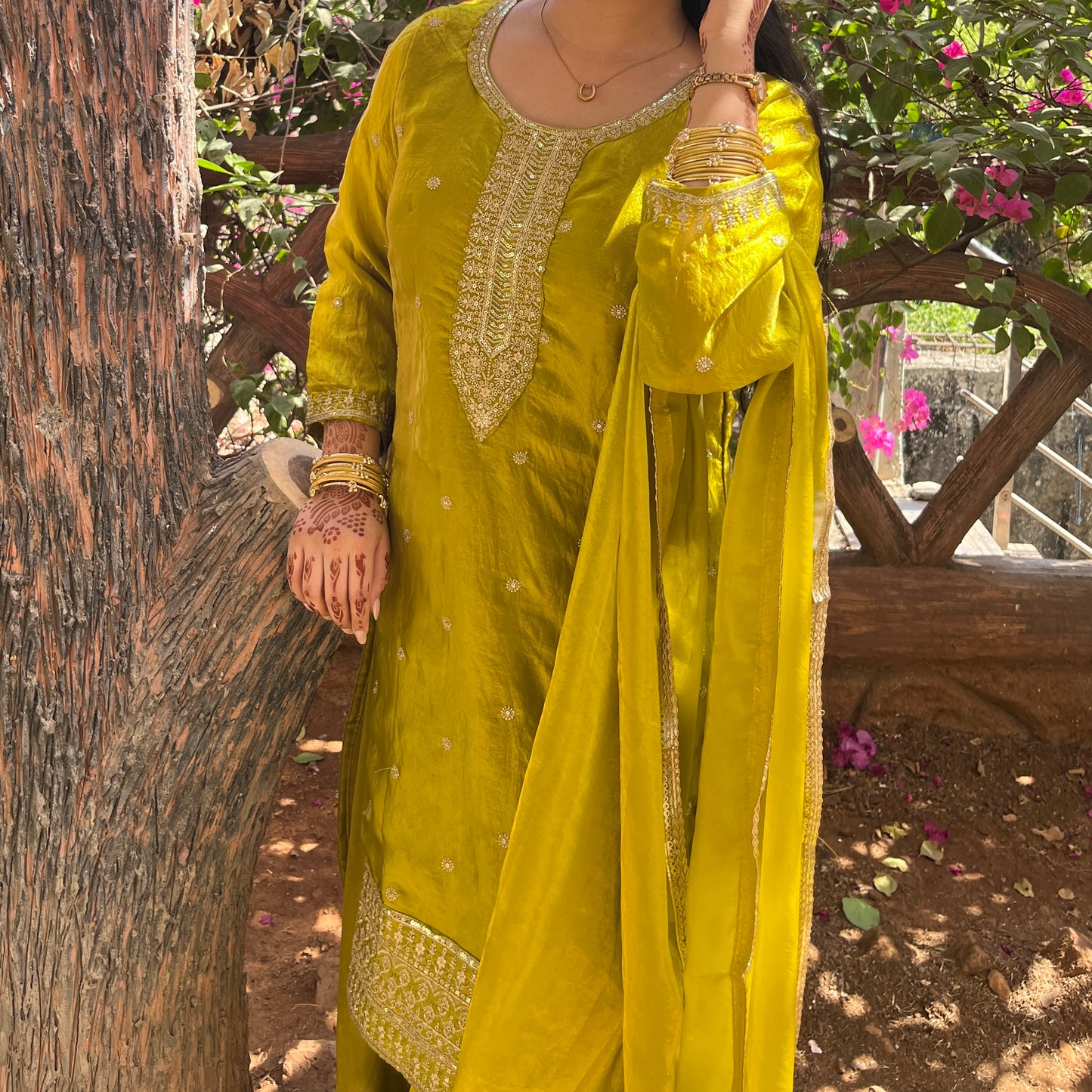 Zard Mustard Yellow Suit