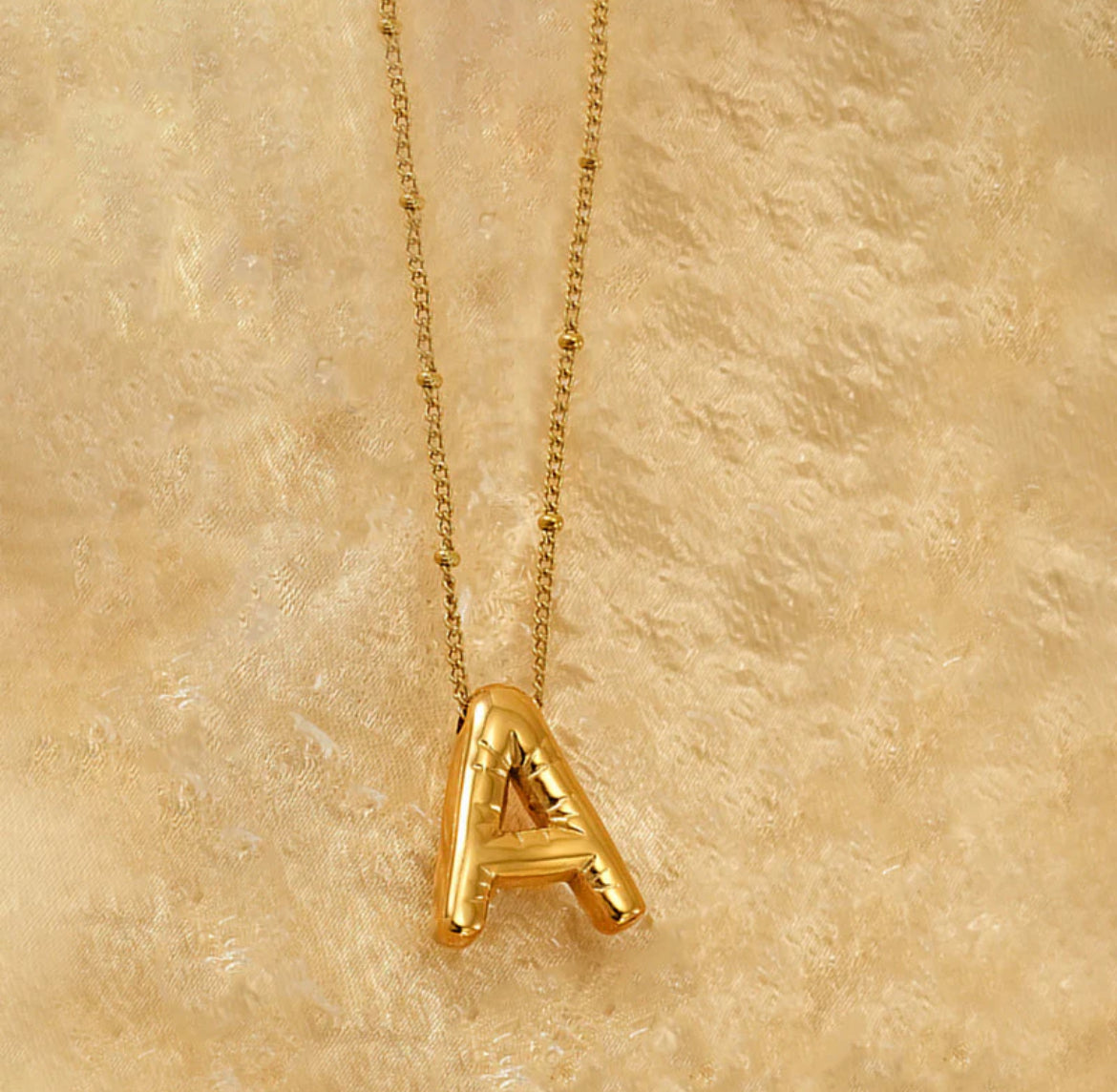 Viral Initial Anti Tarnish Necklace