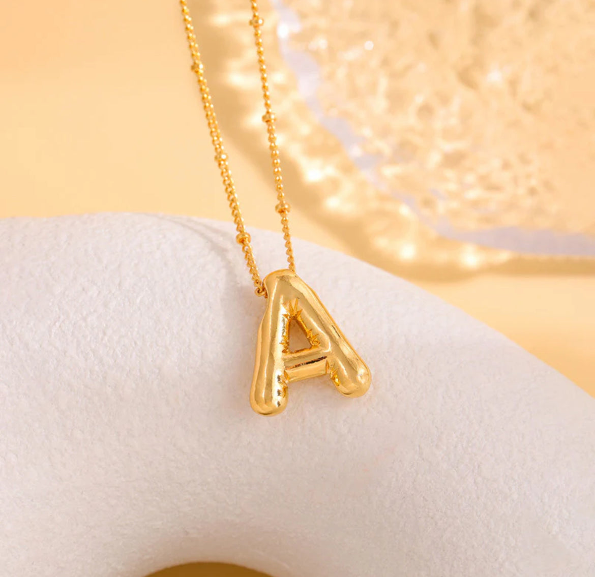 Viral Initial Anti Tarnish Necklace