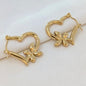 Anti Tarnish Viral Heart Earrings
