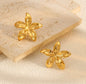 Viral Anti Tarnish Flower Earrings
