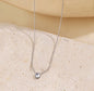 Viral Silver Plated Stainless Steel Anti Tarnish Stone Studded Pendant